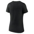 thumbnail image 3 of Women's Black Pittsburgh Pirates Team Color Primary Logo V-Neck T-Shirt, 3 of 3