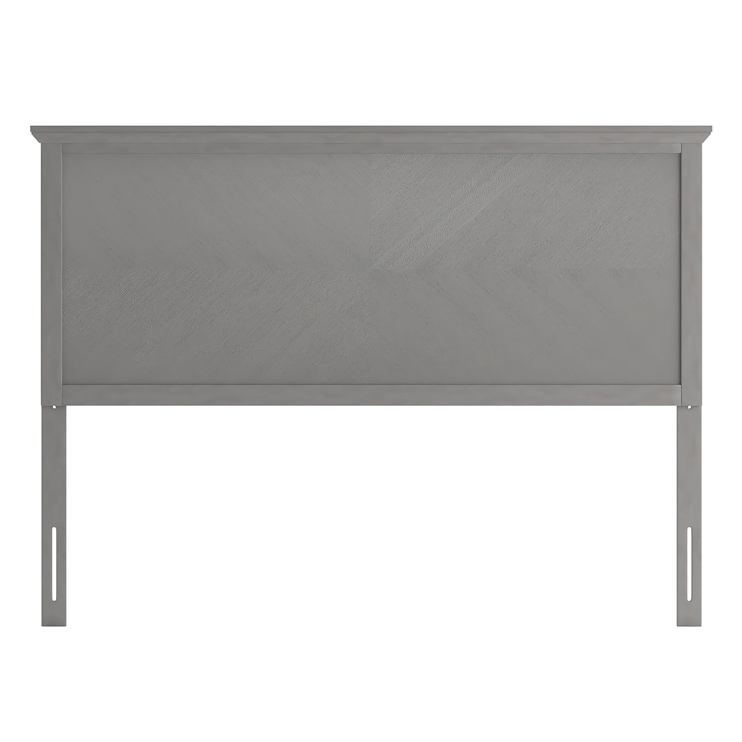 Flash Furniture Fiona Queen Wooden Herringbone Adjustable Headboard 63.25"W x 1.75"D x 46.5"-56.5"H