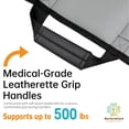 thumbnail image 6 of NurtureCare 3-Layer Comfort Positioning Bed Pad with Handles, Nylon, Waterproof, 60" x 40", Gray, 6 of 9