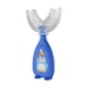thumbnail image 2 of Silicona Portátil en forma de U Niños pequeños Cepillo de dientes de doble cara Bebé recién nacido Entrenamiento Diente de color Niños Gadget Viaje a casa Pequeño, Azul Scienceny HA009117-05, 2 of 6