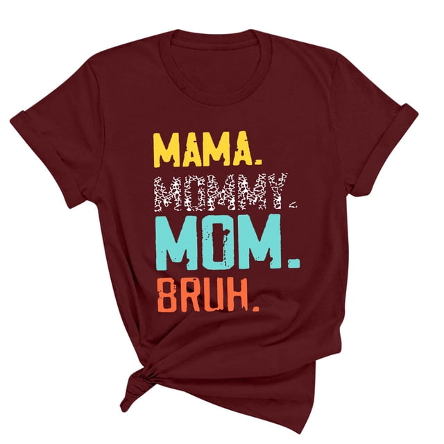 Fiudx Tops para Mujer Tops con Estampado de Moda para Mujer, Blusa de Manga Corta, Camisetas Divertidas con Cuello Redondo