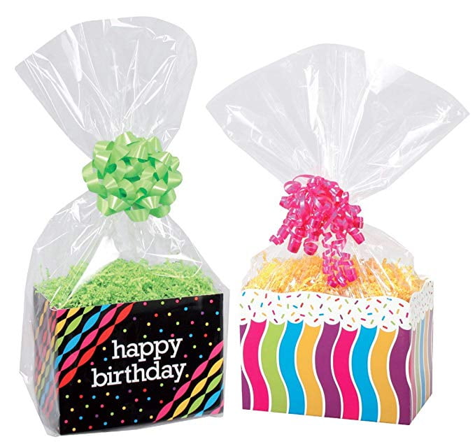 Hallmark 15" XL Gift Bag For Kids Birthday With Cloth Handles Party Cake Design 