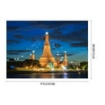 thumbnail image 2 of YUSDECOR Background 7x5ft Amazing Golden Tower Night Scenery Photography Backdrop Props Room Mural, 2 of 3