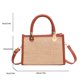 thumbnail image 3 of Bolsa bandolera de paja transpirable de mano embrague femenino para mujer (marrón) Likrtyny Para Estrenar, 3 of 9