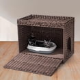 thumbnail image 4 of Mueble para Gato de Mimbre Ratán Tejido a Mano FABATO, 4 of 6