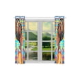 thumbnail image 3 of Mkhert African Woman Blackout Window Curtain Kitchen Curtain 26X39 Inch, 2 Panels, 3 of 3