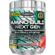 MuscleTech Amino Build Next Gen Powder, Watermelon, 30 Servings