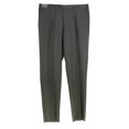 thumbnail image 1 of Trussini Men's Forest Green Linea Classico Wool Dress Pant Pants & Capri - 58, 1 of 2