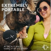 ULTIMATE EARS MINIROLL Ultra-Portable Waterproof Bluetooth Speaker, Big Bass, IP67 Dustproof, 131 ft (40 m) Range - Gentle Black