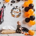 thumbnail image 3 of Decoración de Halloween, corona de madera con forma de fantasma para puerta de entrada, letreros de pared, letrero de calabaza, murciélago, gato negro, feliz Halloween, letrero colgante para, 3 of 5