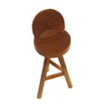 thumbnail image 3 of 2x 1:12 Taburete Silla Dormitorio Comedor Muebles de Muñeca Muebles Juguetes Sunnimix Dormitorio en miniatura de la casa de muñecas, 3 of 8