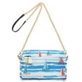 thumbnail image 2 of FORMRS Women Crossbody Purse with Chain Strap Vegan Leather Shoulder Handbag, Yellow Sailboats, 2 of 7