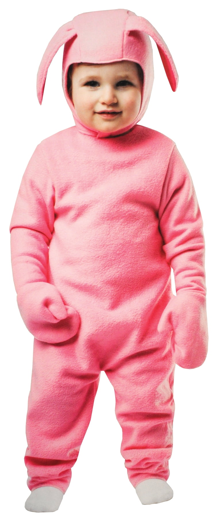 baby pink bunny costume