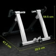 thumbnail image 4 of Bike Turbo Trainer 8 Magnetic Levels Resistance w Front Wheel Block, 4 of 8