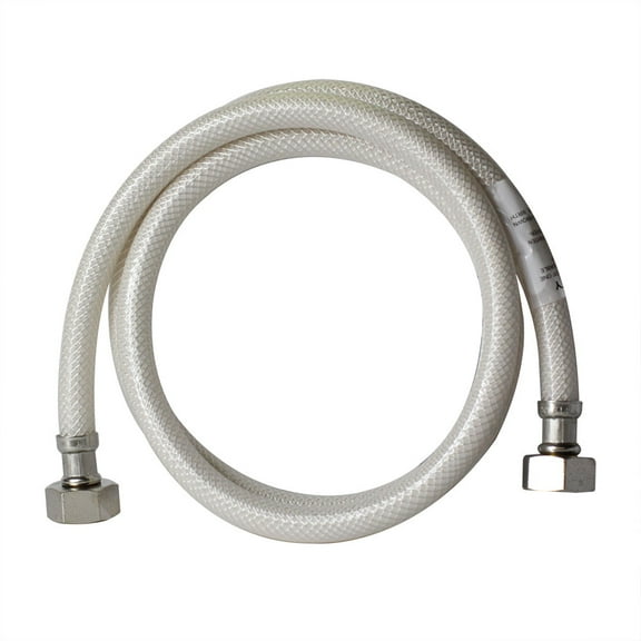 Thrifco 4400447 1/2 Inch Comp x 1/2 Inch FIP Flexible Braided PVC 48 Inch Long Faucet Riser