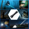 thumbnail image 3 of Lampe de Plongée sous-Marine LED, 3000LM pour Plongée sous-Marine en Mer Profonde, 3 of 7