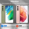 thumbnail image 2 of [2 Pack] Tempered Glass Screen Protector for Samsung Galaxy S21 FE 5G, Tempered Glass, Ultrasonic Fingerprint Compatible, HD Clear, Case Friendly Screen Protector for Samsung Galaxy S21 FE, 2 of 8
