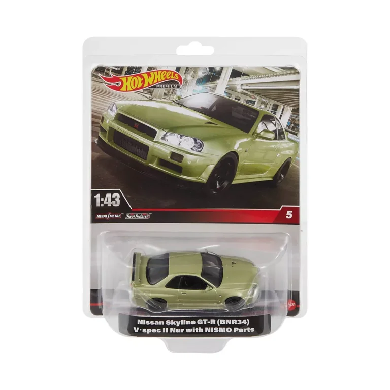 Premium Hot Wheels Real Riders Die-Cast Nissan Skyline GT-R Premium Hot Wheels Real Riders Die-Cast Nissan Skyline GT-R