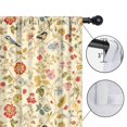 thumbnail image 4 of Pioneer Flower Floral Print Pattern Teens Curtains,Teens Insulated Curtains Set Of 2,Bedroom Essentials,Toddler Room Decor 52"x63", 4 of 5