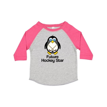 

Inktastic Future Hockey Star Penguin Gift Toddler Boy or Toddler Girl T-Shirt
