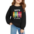 thumbnail image 5 of Ruyang 100 Days of School Sweatshirt Boys Girls Shirts Hearts 100th Day Tee Shirt School Days Pullover Tops Soft School 𝐔niform, 5 of 7