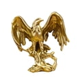 thumbnail image 5 of deevoka Eagle Resin Ornaments Statue Creative Spreading Wing Statue for Bookshelf, 5 of 9