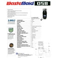 thumbnail image 4 of Waste Maid Economy 1/2 HP Continuous Feed Kitchen Garbage Disposal with Power Cord 10-US-WM-058-3B, 4 of 8