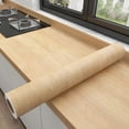 thumbnail image 3 of 50cm Wide Wood Grain Home Decor Furniture Waterproof Vinyl Wall Sticker Self Adhesive PVC Wallpaper Kitchen Cabinet Door Sticker, 3 of 4