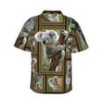 thumbnail image 4 of Koala Men'S 3d Print Casual Button Down Shirts, Novelty Hawaiian Short Sleeves M, 4 of 7