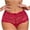 Red, variant on Scyoekwg Womens Underwear Comfy Cheeky Panties Breathable Briefs Ladies Underwear Panties Lace Hollow Underwear Panties Hipster Briefs (White,L)