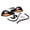 Black Bar/Black/Orange Plastic, variant on Enduro Engineering Evolution Debris Deflectors Silver Bar/Black Plastic 7/8" Bars