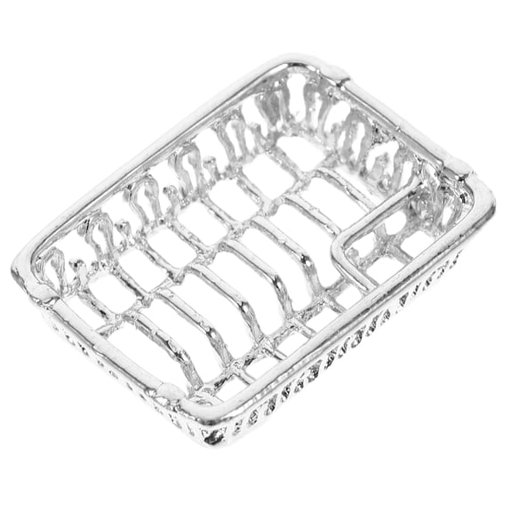 OUNONA Dollhouse Dish Drainer Miniature Washing Up Kitchen Sink Accessory 1:12 Mini Dish Drying Rack Small Dish Holder Miniature Kitchen Accessories