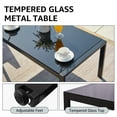 thumbnail image 2 of NATURAL EXPRESSIONS 4-Piece Patio Furniture Set Metal Modern Sectional Outdoor Conversation Sets, Gray, 2 of 9