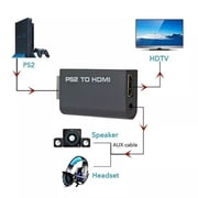 PS2 to HDMI Adapter Converter Support 1080P Video Audio Output for PlayStation 2