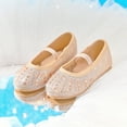 thumbnail image 2 of ESTINE Casual Mary Jane Flats for Toddler Girl Female Princess Dress Shoes Champagne 7M, 2 of 5