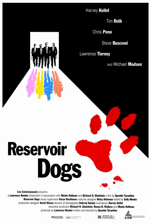 Reservoir Dogs shootout Harvey Kietel Chris Penn Lawrence Tierney 11x17 Poster 