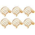 thumbnail image 3 of Napkin Rings Set Of 6, Hollow Napkin Ring Holder for Table Decoration, 3 of 5