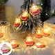 thumbnail image 1 of Cadena de luces LED para decoración de árbol de Navidad, muñeco de nieve, trineo de Papá Noel, diseño de fiesta, luz intermitente festiva, luz de regalo, 1 of 6