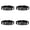 Black, variant on 4 Packs Bible Verse Bracelets for Men Women,Engraved Stainless Steel Adjust Silicone Luke 1:37 / Isaiah 41:10 / Phil 4:13 / Mat 19:26 Bracelet Set Christian Faith Gifts