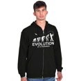 thumbnail image 5 of Fly Fishing Joke Cool Funny Fishermen Zip Hoodie Sweatshirt Men Brisco Brands S, 5 of 5