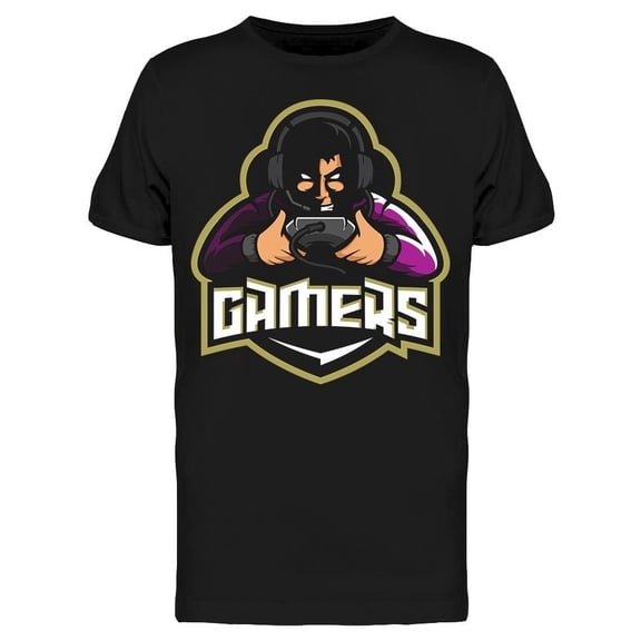 Gamer Icon Clipart Tee Men's -Image by Shutterstock