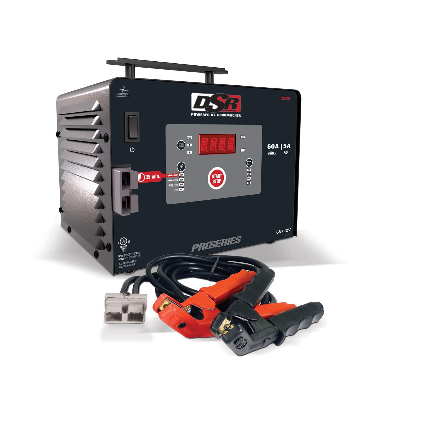 Schumacher 60A 6V/12V Fast Charger Output Current 60A Continuous