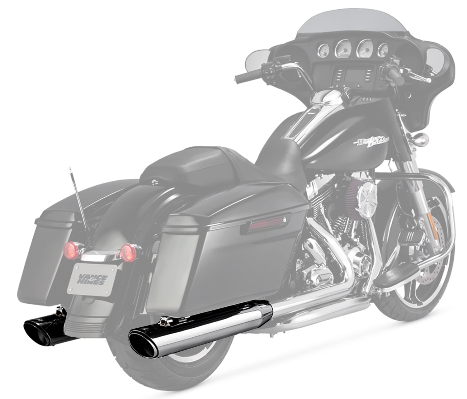 Vance & Hines Shortshots Staggered Exhaust System (17213