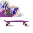thumbnail image 4 of 22 Inch Cruiser Skateboard Complete with LED Light Up Wheels for Beginner and Adults T-Tool Included, 4 of 7