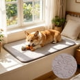 thumbnail image 6 of Pressure Activated Gel Self-Cooling Pet Mat Machine Washable Cloth Heat Absorb Dog Cat Bed Extra Big Floor Cushion For Large Breed Pets Hot Weather 59.1"× 39.4", 6 of 6