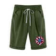thumbnail image 1 of Mujeres Pantalones Cortos Casual Estampado Elástico de la Cintura Medio Pantalones Cortos, Casual con Bolsillos para el Uso Diario, 1 of 6