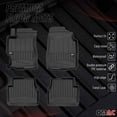 OMAC Premium Floor Mats for Mazda 6 20032008 AllWeather Heavy Duty