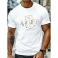 thumbnail image 2 of Men'S Wild West Cowboy Whiskey Graphic T-Shirt - Casual Crew Neck, Short Sleeve, Machine Washable, Summer Fashion, Large, Mature Style, Mature Casual Wear | Vintage Graphic Tee | Comfortable, 2 of 10