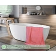 thumbnail image 6 of Bella Vista Bath Towels 2 Pc Set With Free 4 Washcloths- Plush, Soft and Absorbent, Pack of 2 Towels- 27 x 54 Inches- Virgin Ring Spun Cotton. By Cotton Homes (Set Of 2 Piece Bath Towels, Coral Pink), 6 of 9