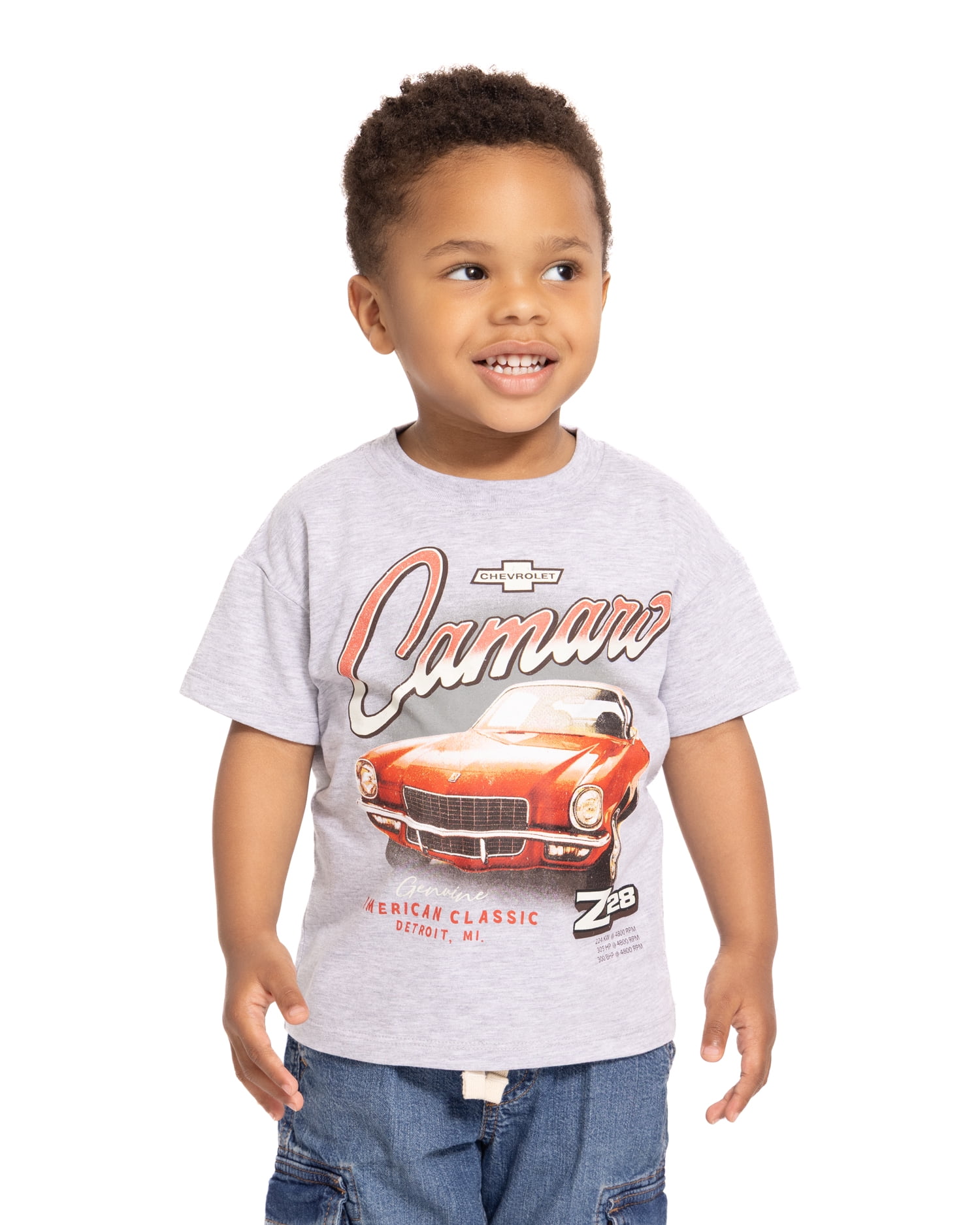 Chevy Camaro Toddlers' Graphic Tee with Short Sleeves, Sizes 12M-5T